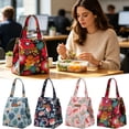 thumbnail image 5 of Gifts onlyliua Japanese-Style Insulated Bento Lunch Bag Portable Thermal Food Tote Lightweight Reusable School Office Picnic Cooler Compact Design Easy-Clean Thermal Carrier, 5 of 9