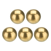 5 Pack Bearing Balls, 15mm Diameter H62 Precision Solid Brass Bearing Balls