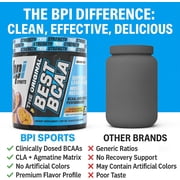 BPI Sports Best BCAA Powder, Passion Fruit, 10.58 oz, 30 Servings, Amino Acids for Muscle Recovery