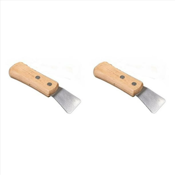 2 Pieza EspáTula de InstalacióN en el Techo Pala con Manejar de Madera, Pala de PelíCula de Techo Extensible Accesorios para ArpóN de Soldadura, Pequeño