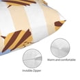 thumbnail image 3 of Naloa A Bee Pillow Covers, Throw Pillow Case Cushion Covers,Cushion for Bedroom,Couch,Home-20"x30", 3 of 6