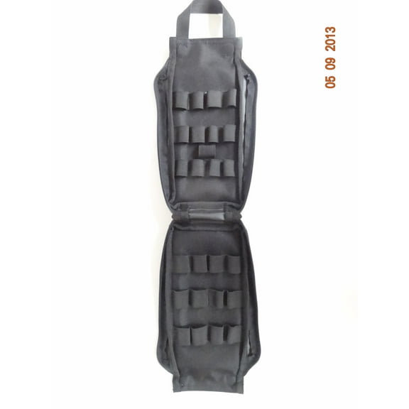 Explorer 25 Shotgun Shell Carrier Pouch, Black, 10 x 3 x 5-Inch