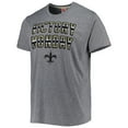 thumbnail image 2 of Men's Homage Gray New Orleans Saints Victory Monday Tri-Blend T-Shirt, 2 of 3