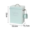 thumbnail image 3 of Contenedor de detergente para ropa de 6,5 l, caja de lata para refrigerios, caja de almacenamiento de detergente para ropa 23x182x157cm, 3 of 9