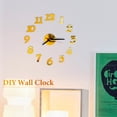 thumbnail image 2 of DIY Wall Clock Frameless Mute Wall Stickers 40 Diameter Modern Design Sticker for Living Room, 2 of 8
