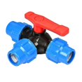 thumbnail image 2 of Válvula de plástico para tubería de agua tipo T, conector rápido para tubería de agua de PE, válvula de bola de 3 vías, 2 of 5