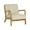 Beige 01, variant on Jopath Mid-Century Accent Chair,Modern Corduroy Fabric Arm Chair with Wood Frame and Pillow,Upholstered Armchair,Reading Chair,Lounge Chair for Living Room,Bedroom,Pink