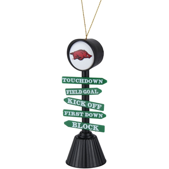 Arkansas Razorbacks Fan Crossing Ornament