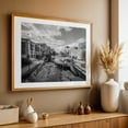 thumbnail image 5 of Downtown Greenville - Greenville South Carolina Photography Cityscape Black and White Architecture Bridge Scenic Oak Framed Wall Art Print 5 x 7 inches, 5 of 8