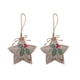 thumbnail image 3 of 2 adornos rústicos para árbol de Navidad, estilo granja, para colgar en la media del árbol, para fiestas navideñas, estilo granja, manualidades de madera, pequeñas decoraciones de granja,, 3 of 9