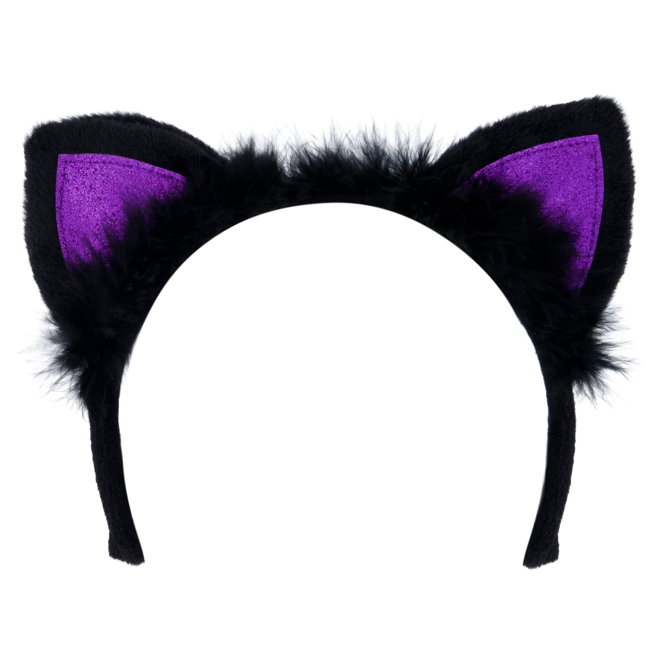 Cat Costume Accessory Kit for Children, Black and Purple, 3 Pieces, Halloween by Way To Celebrate
