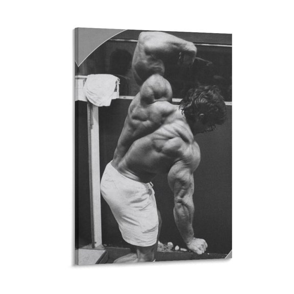 Mike Mentzer Canvas Poster Posters Wall Art Painting Canvas Gift Living Room Prints Bedroom Decor Poster Artworks 12x18inch(30x45cm)