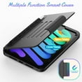 thumbnail image 5 of Tablet Case for iPad Mini 7 A17 Pro 2024 8.3 inch A2995 A2996 Smart Cover for iPad Mini 6 2021 Multi-fold Back suction Case (Blue,mini 6 8.3 inch 2021), 5 of 7