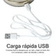 thumbnail image 3 of Lampara de Escritorio Recargable CM-TOP LED Luz 3 Modos ARO Moderna Iluminación Luz de Mesa Conector USB, 3 of 5