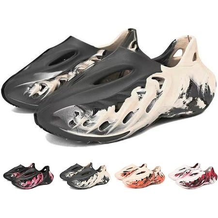 

Foam Runner Casual Sports Shoes Closed Toe Cloud Slides Pillow Walking Shoes Foam Runners Sneakers Water Shoes Outdoor Beach Sandals for Women Men