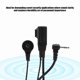 thumbnail image 5 of Auricular De Tubo, Auricular De Radio Encubierto, Abs Portátil, 1 Pin, 2,5 Mm, Auricular De Tubo, Micrófono Ptt Para , Modelos De 1 Pin, Walkie Talkies, 5 of 7