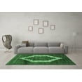 thumbnail image 3 of Ahgly Company Indoor Rectangle Persian Emerald Green Traditional Area Rugs, 2' x 5', 3 of 4