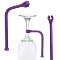 thumbnail image 4 of Silicone Dishwasher Stemware Holder 8-Piece Set for Wine Glasses, Adjustable Clasp & Flexible Protectors, BPA-Free, 4 of 5