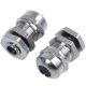 thumbnail image 1 of piezas M8 prensaestopas de desconexión a prueba de agua para cable de 2-5 mm Tono plateado, Tono plateado, 1 of 5