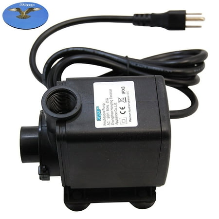 HQRP High Power 3500L/H 925GPH 65W Submersible Water Pump for Fountains / Pond / Statuary / Aquarium / Tanks / Spout and Hydroponic Systems plus HQRP UV