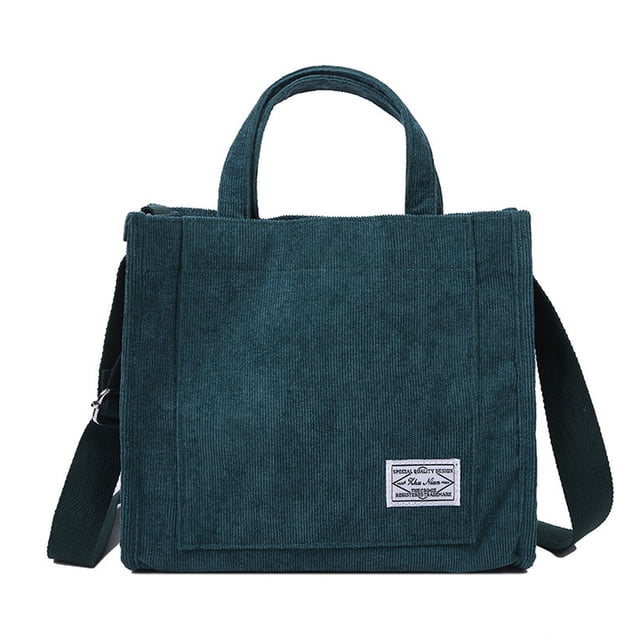 Bolso de mano para mujer, pequeño bolso tipo cartera, elegante bolso de mano para mujer, bolso Hobo de pana, bolso cruzado de moda