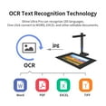 thumbnail image 3 of Book Scanner, 24MP Document Scanner, Portable USB Document Camera, Scan Max A3 Format W/ Adjustable Height ,Easy to Use, 3 of 7