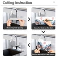 thumbnail image 5 of Yayeee Faucet Mat for Kitchen Sink 14.7" Diatomite Long Splash Guard Pad, Art Mountain and Sun Pattern, 5 of 7