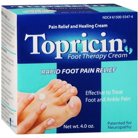 6 Pack - Topricin Foot Therapy Cream 4 oz