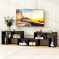 3 Pieces Console TV Stand, Free-Combination Entertainment Center for 50 ...