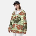 thumbnail image 3 of Balery Retro Cover For Coffee Sudadera ligera de manga larga con capucha y protección solar UPF 50+ para hombre y mujer, ideal para pesca y running-Large, 3 of 7