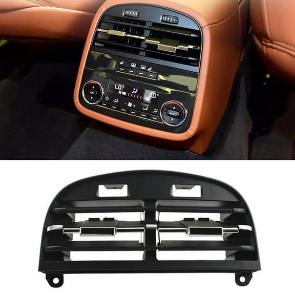 Partscollect Rear Center A/C Air Vent Outlet Panel Grille Cover Compatible for Maserati Quattroporte 2013-2020 Replaces OE# 670011357-C 670011357