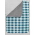 thumbnail image 2 of Checked Gingham Dish Drying Mat by Penny's Needful Things (Gray) Blue Turquoise, 2 of 2
