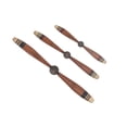 thumbnail image 5 of DecMode Red Metal 2 Blade Airplane Propeller Wall Decor with Aviation Detailing (3 Count), 5 of 7