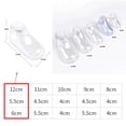 thumbnail image 2 of 10Pcs Transparent Baby Shoe Stretcher Professional for Socks Booties Socks Shoes Store 8cm, 2 of 9