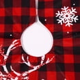 thumbnail image 4 of Adorno de falda de árbol de Navidad Paño de tela escocesa fina Animal Alfombrilla de fondo de árbol Decoración de Navidad AweSitey HA000698-00B, 4 of 7
