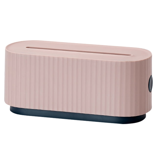 Cable Management Box with Phone Holder Lid Desk Wire Organizer Power Strips Protector Cord Hider