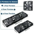 thumbnail image 3 of 120mm 3000RPM Fan Cooling With Controller 12cm 12V Btc Machine Chassis Workstation Cabinet Radiator Server Fan ,High-Efficiency, 3 of 5