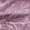 thumbnail image 5 of Spirit Linen Home - Full Microfiber Foliage Lilac/White Sheet Set, 5 of 8