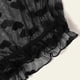 thumbnail image 4 of Gibobby Conjunto de lencería de encaje Día de San Valentín Día de San Valentín Pijama con tanga con volantes, conjunto de tubo con patrón, pantalones cortos con adornos p(Negro, M), 4 of 5