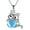 March 03, variant on Cat Jewellery Gifts for Women Sterling Silver Birthstone Cat Necklace Christmas Jewellery