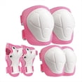 thumbnail image 1 of Conjunto de Equipo de Protección para Niños: Rodilleras, Coderas y Muñequeras para Patinaje, Ciclismo, Bicicleta, Patinete, Color Rosa., 1 of 6