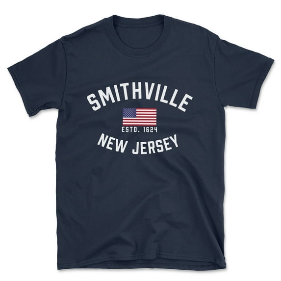 Smithville New Jersey Patriot Men's Cotton T-Shirt