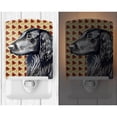 thumbnail image 2 of Caroline's Treasures LH9096CNL Flat Coated Retriever Fall Leaves Portrait Ceramic Night Light, 6x4x3", multicolor, 2 of 2