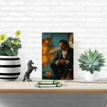 thumbnail image 3 of Surreal Iron Wall Art Decor, 1 Pc, Fine Art Replica, Dali-Inspired, Waterproof, Pre-Drilled, Weather-Resistant Metal Painting, Home & Office Decor, 8x12 inch, 3 of 7