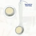 thumbnail image 5 of Unique Bargains Back Scrubber Long Handle Bath Brush Long Handle Brush for Bath Shower 11.81"x2.95"x0.98" White, 5 of 6