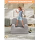 thumbnail image 4 of Yeshouse Sofá Cama para Niños 2 en 1, Tumbona Convertible de Forro Polar de Peluche, Cómoda Silla para Niños Pequeños para Guardería y Regalos, 4 of 7
