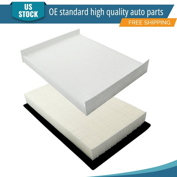 YXPCARS 2PCS Engine and Cabin Air Filter Kit for Ford Fusion Lincoln MKZ 2010-2012, New Air Filter Replacement (CA10242 CF11174)