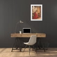 thumbnail image 3 of Belamar, Ella 11x14 White Modern Wood Framed Museum Art Print Titled - Angel, 3 of 4