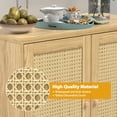 thumbnail image 4 of JOZ Kitchen Wooden Buffet Cabinet with Storage Sideboard for Living Room，Dining Room, Coffee Bar, 4 of 8