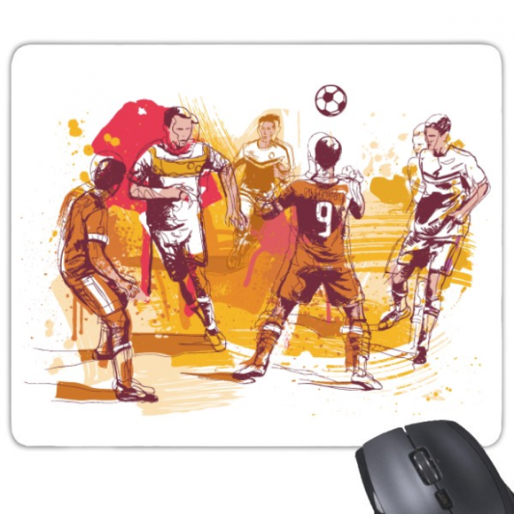 Match Soccer Football Sports Mouse Pad Non-Slip Rubber Mousepad Game Office